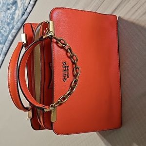 Orange Guess Purse